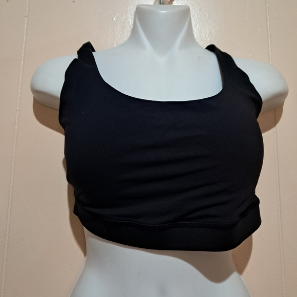 Lululemon  Black Sports Bra Women Size M - Picture 1 of 5